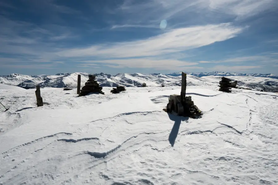 Skitouren Bulgarien - Aussicht vom Gipfel des Goliam Kupen