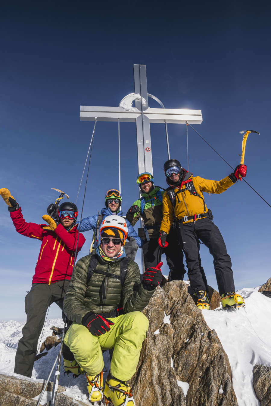 Gipfelfoto Skitour Wildspitze Tirol - Adventure Moments